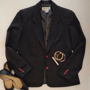 Christian Dior Classic Black Blazer | Vintage 10 | Excellent Condition